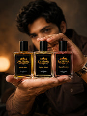 Blue Heat, Spice Blast & Dark Desire 30 ML Perfume Combo – 3 Premium Fragrances Gift Set