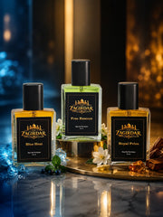 Blue Heat, Royal Prive & Free Essence 30 ML Perfume Combo – 3 Premium Fragrances Gift Set