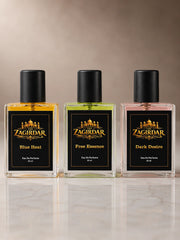 Blue Heat, Dark Desire & Free Essence 30 ML Perfume Combo – 3 Premium Fragrances Gift Set