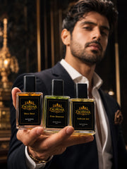Blue Heat, Desert Storm & Free Essence 30 ML Perfume Combo – 3 Premium Fragrances Gift Set