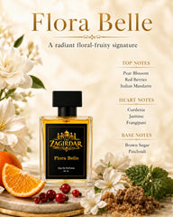 The Zagirdar Flora Belle Eau De Parfum for Women | Long Lasting Floral Luxury Perfume | 50ml