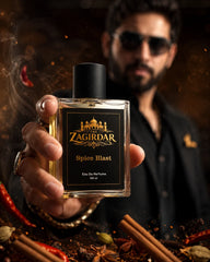 The Zagirdar Spice Blast Eau De Parfume for Men | Premium Long Lasting Perfume | Woody Spicy Fragrance | 100ml