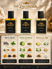 Blue Heat, Desert Storm & Free Essence 30 ML Perfume Combo – 3 Premium Fragrances Gift Set