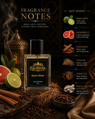 The Zagirdar Spice Blast Eau De Parfume for Men | Premium Long Lasting Perfume | Woody Spicy Fragrance | 100ml