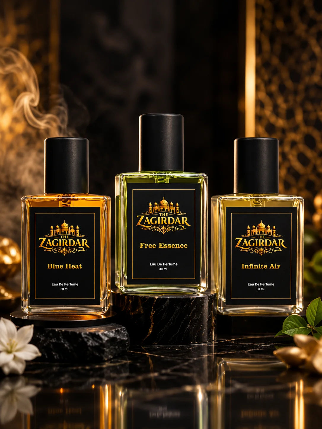 Blue Heat, Spice Blast & Free Essence 30 ML Perfume Combo – 3 Premium Fragrances Gift Set