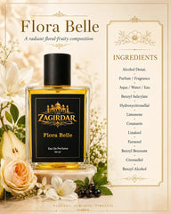 The Zagirdar Flora Belle Eau De Parfum for Women | Long Lasting Floral Luxury Perfume | 100ml